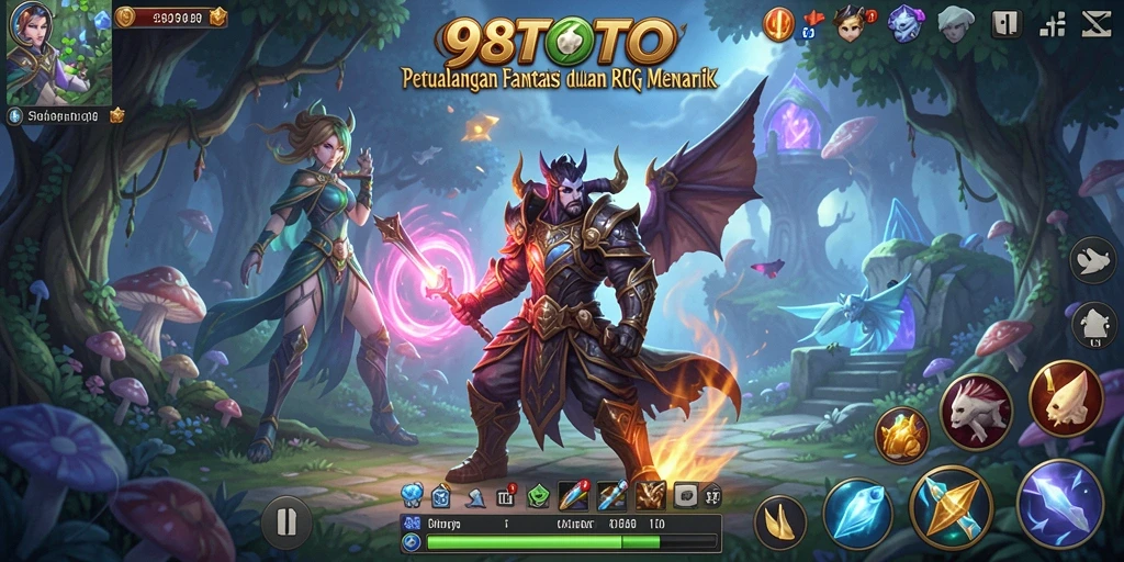 Tampilan gameplay mendebarkan dalam 98TOTO yang penuh aksi.