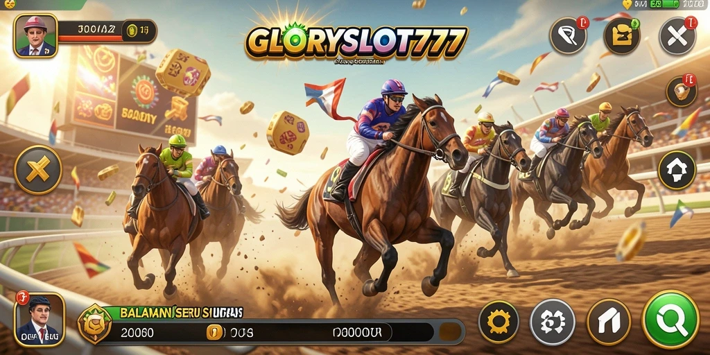 Gameplay balapan yang seru dan mengasyikkan di GLORYSLOT777.