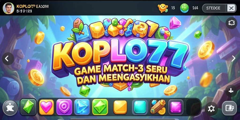 Tampilan gameplay KOPLO77 yang menarik dan penuh warna.