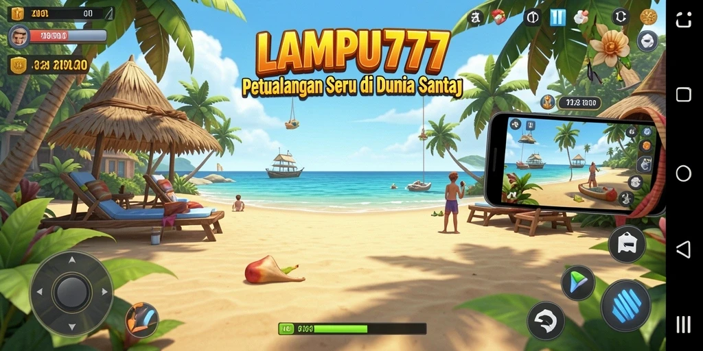 Tampilan gameplay seru dan menantang di LAMPU777.