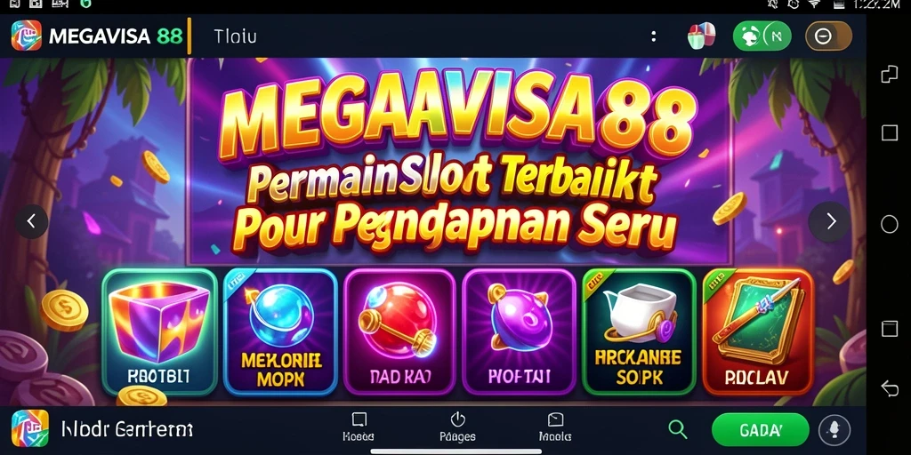 Tampilan gameplay yang seru dan menarik dari MEGAVISA88 Slot.