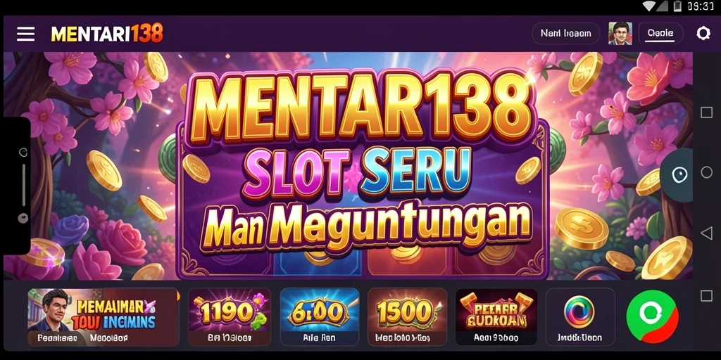 Gameplay MENTARI138 dengan tampilan slot yang menarik dan interaktif.