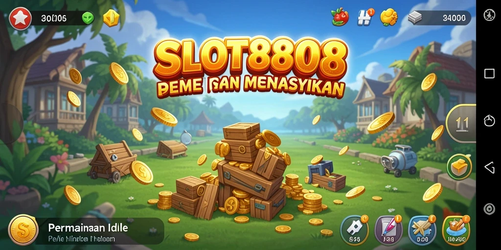 Tampilan gameplay SLOT8808 yang menarik dan interaktif