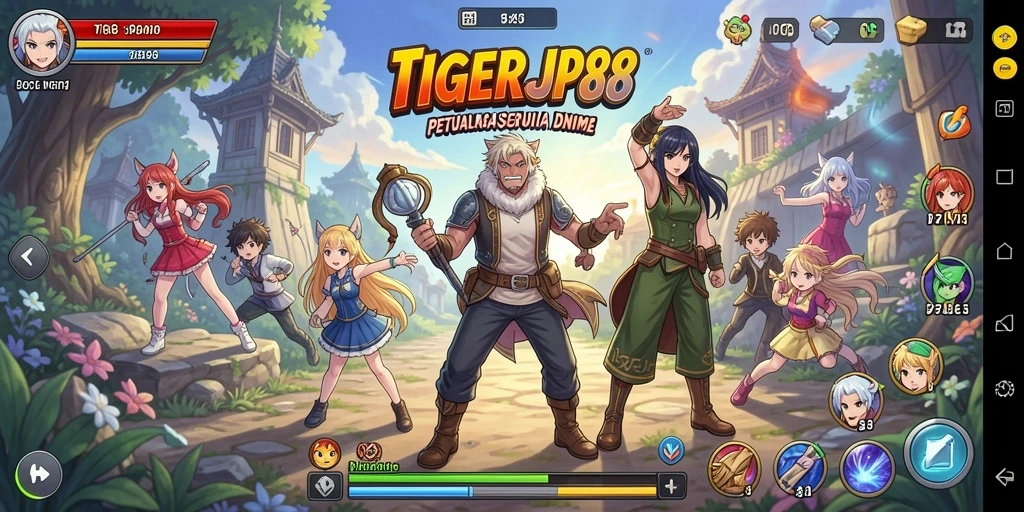 Tampilan gameplay menakjubkan dan penuh aksi di TIGERJP88.