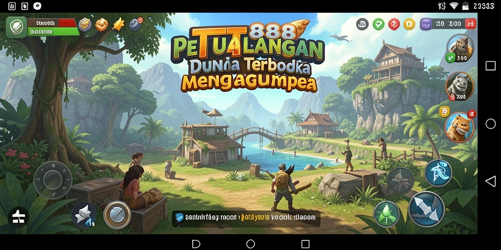 Screenshot TTT888 menampilkan aksi seru di dunia terbuka.